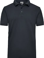 Daiber JN 801 Pánske pracovné polo tričko z hrubej bavlny 02.0801 carbon