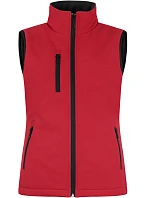 Padded Softshell Vest Women Dámská zateplená softshellová vesta model 22455052 red - Clique Padded Softshell Vest Women Dámská zateplená softshellová vesta model 22455052 red - Clique