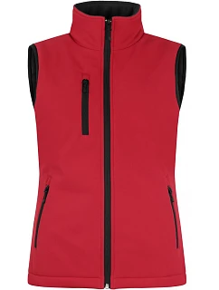 Padded Softshell Vest Women Dámská zateplená softshellová vesta model 22455052 red - Clique