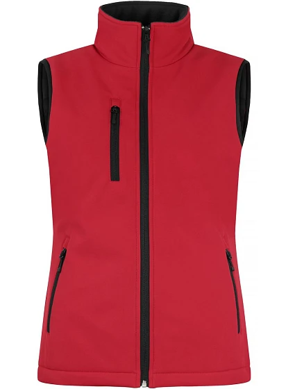 Clique Padded Softshell Vest Women Dámska zateplená softshellová vesta 67.0959 červená Clique Padded Softshell Vest Women Dámska zateplená softshellová vesta 67.0959 červená