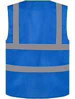 HVW 120 HiVis síťovaná bezpečnostní vesta model 22502279 royal blue - Yoko HVW 120 HiVis síťovaná bezpečnostní vesta model 22502279 royal blue - Yoko