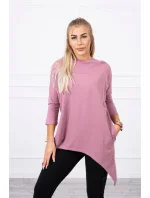 Mikina s potiskem kola tmavě růžová Mikina s potiskem kola tmavě růžová