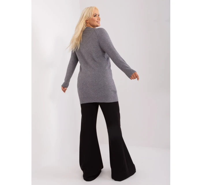 PM SW PM731 Sveter.34P tmavo šedá