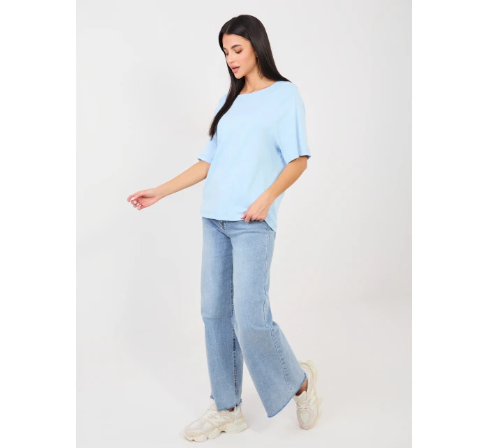 Tričko RV TS A1090.30 svetlo modré