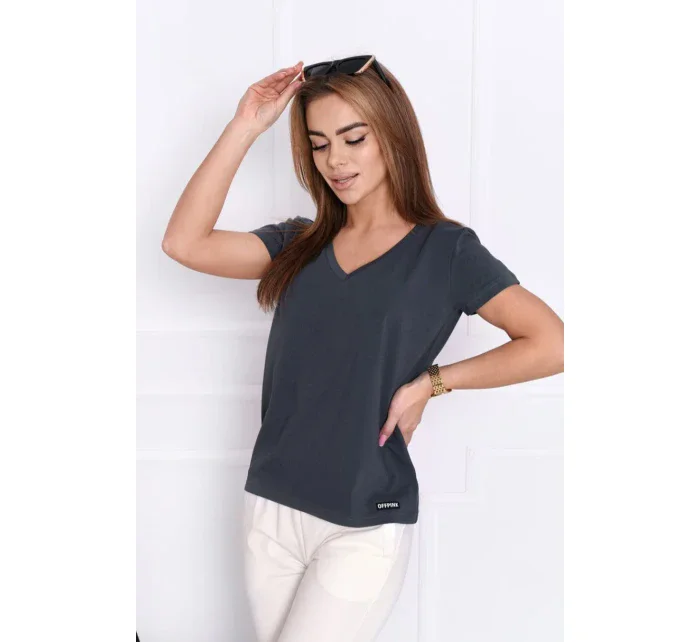 Dámská halenka s krátkým rukávem Dámská halenka s krátkým rukávem