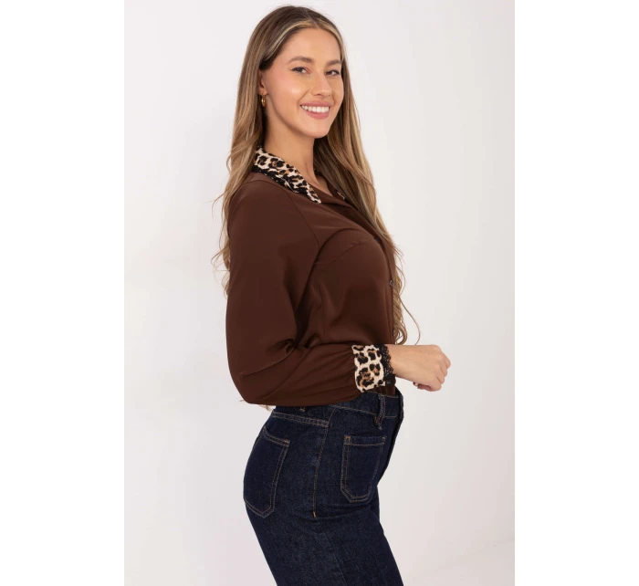 Košeľa s dlhým rukávom model 221990 Taliansko Moda