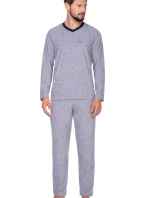 Pánske pyžamo 592 sivé - REGINA
