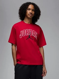 Pánske tričko Air Jordan Brooklyn Arch Logo Gym Red - IB7347-687