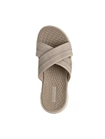 Dámske šľapky Skechers GO WALK FLEX SANDAL IMPRESSED 141420 DKTP Dámske šľapky Skechers GO WALK FLEX SANDAL IMPRESSED 141420 DKTP