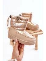 Dziecięce Śniegowce Big Star KK374221 Beżowo-Złote Dziecięce Śniegowce Big Star KK374221 Beżowo-Złote