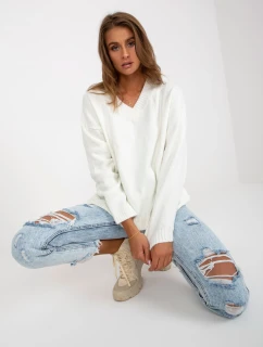 Sveter LC SW 0332.17 ecru