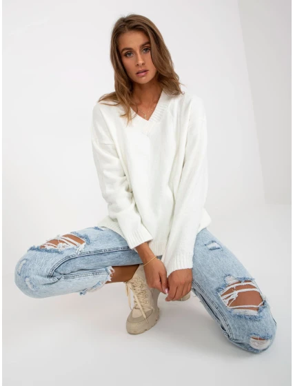 Sveter LC SW 0332.17 ecru