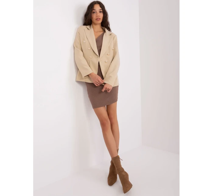 Żakiet TW ZT BI model 19018710 beżowy - FPrice Żakiet TW ZT BI model 19018710 beżowy - FPrice