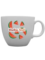 Personalizovaný MEGA XXL keramický hrnek 1000 ml k s ovocem a textem