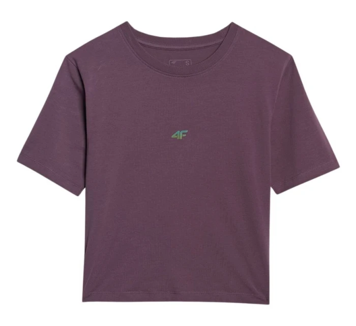 Dámske tričko 4F F2971 tmavo fialové 4FWAW25TTSHF2971 50S Dámske tričko 4F F2971 tmavo fialové 4FWAW25TTSHF2971 50S