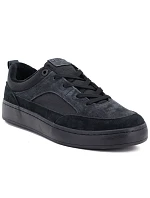 Černé pánské sportovní kožené polobotky v stylu model 22323654 - Big Star