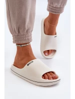 Lekkie Klapki Damskie Big Star NN274A043 Białe