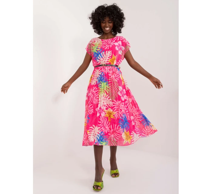 Šaty DHJ SK 8839 3.30 tmavoružová