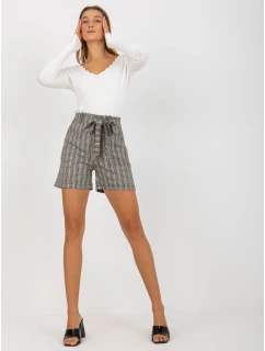 Dámske šortky LK SN 506942 2.15 béžovej a bielej