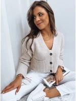 dámský svetr světle béžový Dstreet model 21968531 - FashionStreet