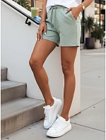 SWAN dámske šortky tmavozelené FashionStreet SY0328 SWAN dámske šortky tmavozelené FashionStreet SY0328