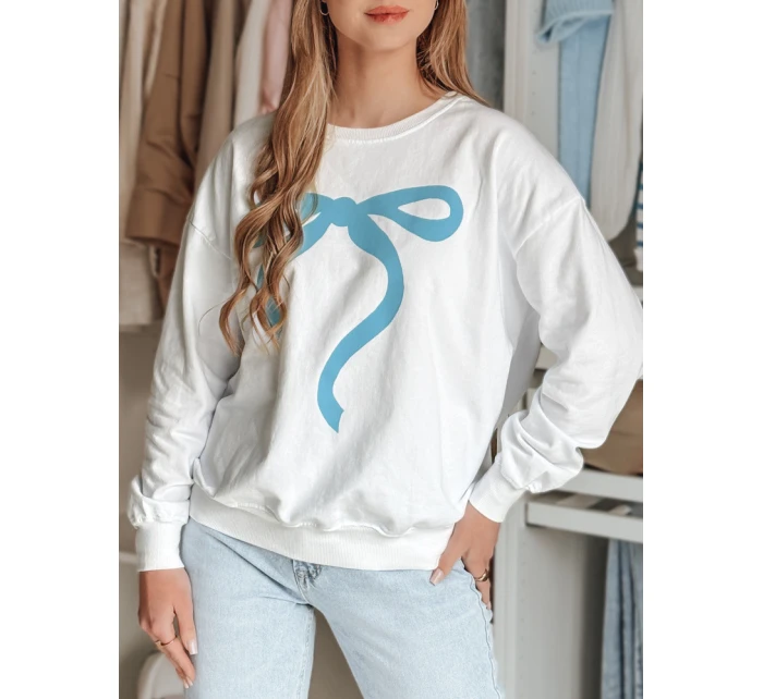 Dámská oversize mikina bílá Dstreet model 21985718 - FashionStreet
