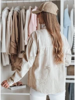 Dámská přechodná bunda v jedné velikosti v  cappuccino Dstreet model 21986538 - FashionStreet