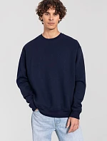 Fruit of the Loom Iconic Premium Set-In Sweat Mikina z hrubej bavlny 16.2282 tmavomodrá