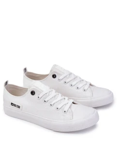 Pánské tenisky z materiálu Big Star Bílé model 21594567 - Big Star Shoes