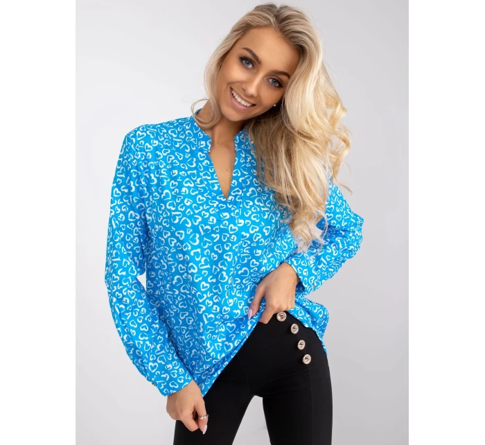 Blúzka DHJ BZ 6825.56 modrá