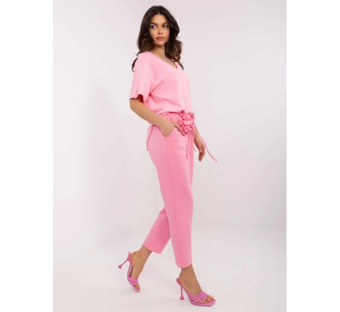 Nohavice DHJ SP 20323.70 pink