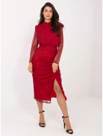 Sukienka IT SK model 21793793 czerwony - FPrice Sukienka IT SK model 21793793 czerwony - FPrice