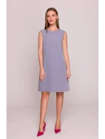 Šaty bez rukávů  šedá model 21154733 - STYLOVE