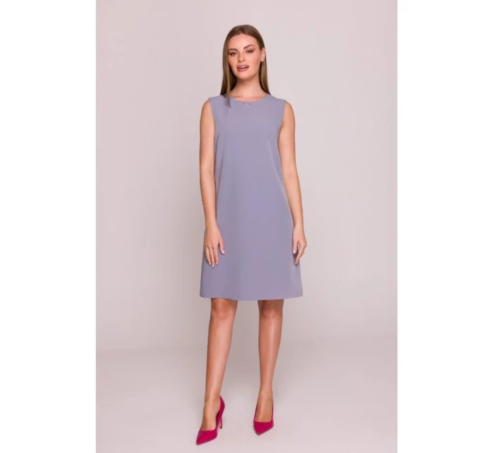 Šaty bez rukávů  šedá model 21154733 - STYLOVE