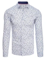 Pánska biela košeľa FashionStreet DX2338