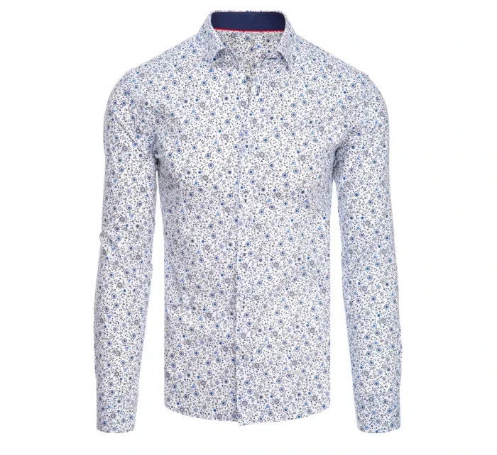 Pánska biela košeľa FashionStreet DX2338