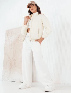 Dámská prošívaná přechodná bunda ecru Dstreet model 21974758 - FashionStreet