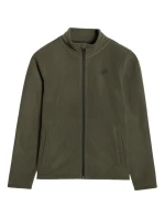Chlapčenský fleece 4F M413 khaki 4FJWAW25TFLEM413 43S Chlapčenský fleece 4F M413 khaki 4FJWAW25TFLEM413 43S
