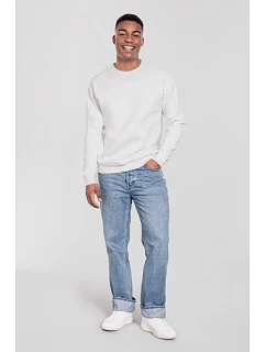 Fruit of the Loom Iconic Premium Set-In Sweat Mikina z těžké bavlny 16.2282 white