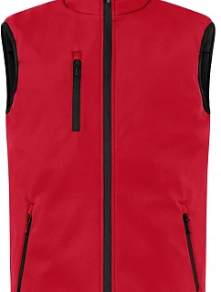 Padded Softshell Vest Men Pánská zateplená softshellová vesta model 22455011 red - Clique