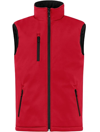 Clique Padded Softshell Vest Men Pánska zateplená softshellová vesta 67.0958 červená Clique Padded Softshell Vest Men Pánska zateplená softshellová vesta 67.0958 červená