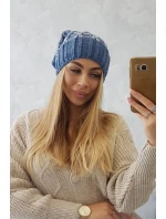 Milano fleecová čepice K203 denim model 18749927 - K-Fashion