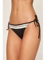 Spodný diel plaviek KW0KW00650-BEH čiernobiela - Calvin Klein