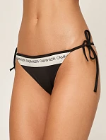 Spodný diel plaviek KW0KW00650-BEH čiernobiela - Calvin Klein