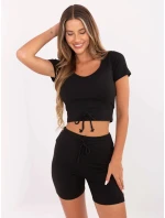 komplet damski basic czarny model 21224459 - Factory Price