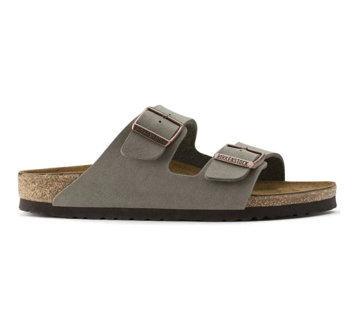 pánské žabky Arizona Stone regular wide grey model 20693648 - Birkenstock pánské žabky Arizona Stone regular wide grey model 20693648 - Birkenstock