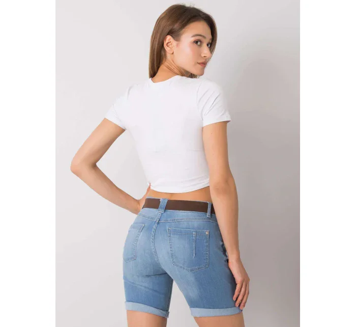 Šortky D85032C62033ZL150 svetlo modré