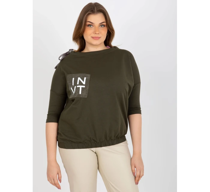 Dámska blúzka EM BZ HW 20 478.42P khaki - FPrice