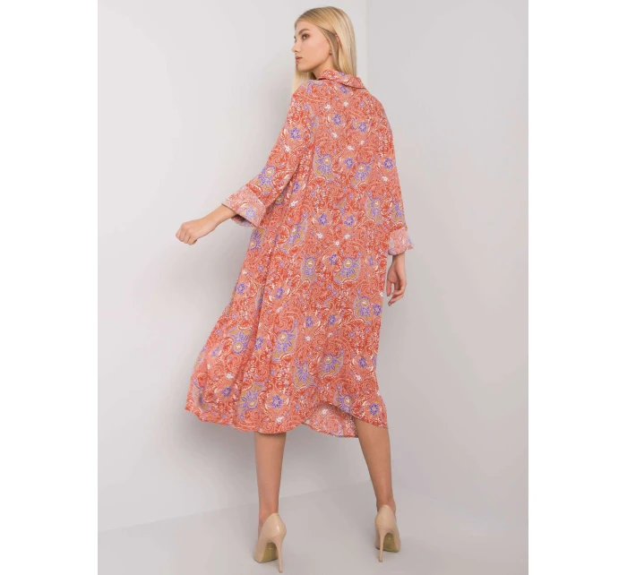 Šaty EM SK tmavě oranžová model 16175328 - FPrice Šaty EM SK tmavě oranžová model 16175328 - FPrice