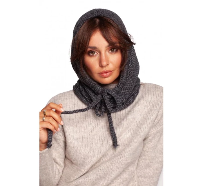 Dámska pletená kukla BK095 béžová - BEwear Dámska pletená kukla BK095 béžová - BEwear